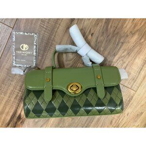 NWT Van Mickey Smile Focus Green Handbag
